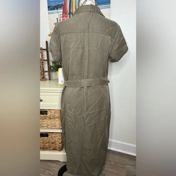 Brand New-Teddi Rose Tencel Shirt Dress - Picture 6 of 11